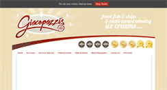 Desktop Screenshot of giacopazzis.co.uk